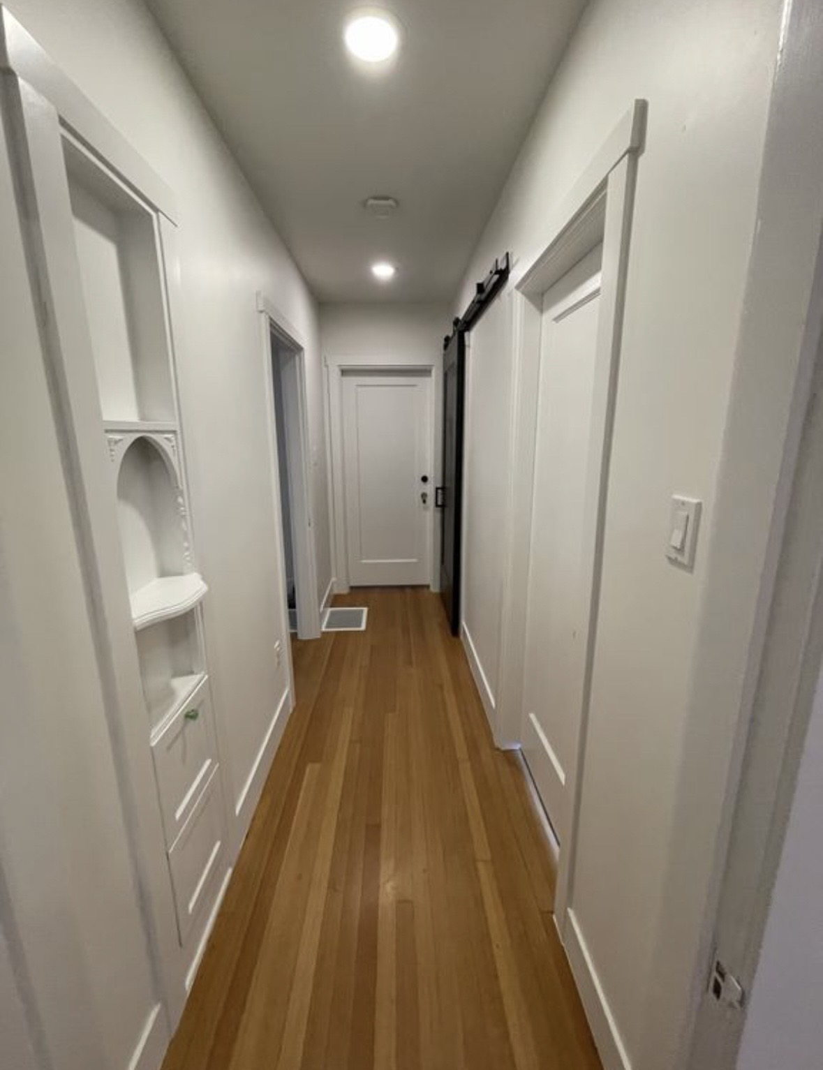 Refined interior hallway